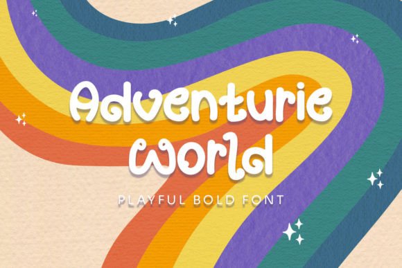 Adventurie World: A Playful Display Font for Joyful Branding