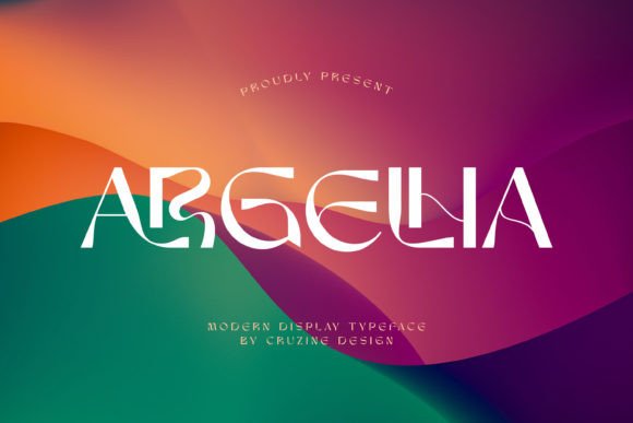 Argelha: A Retro Display Font for Nostalgic Editorial Design