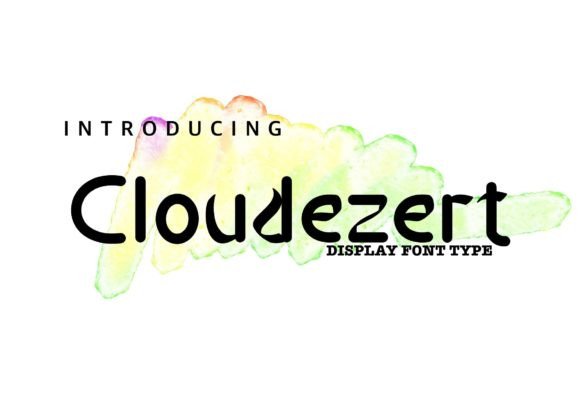 Cloudezert – A Modern Typeface for Editorial Design