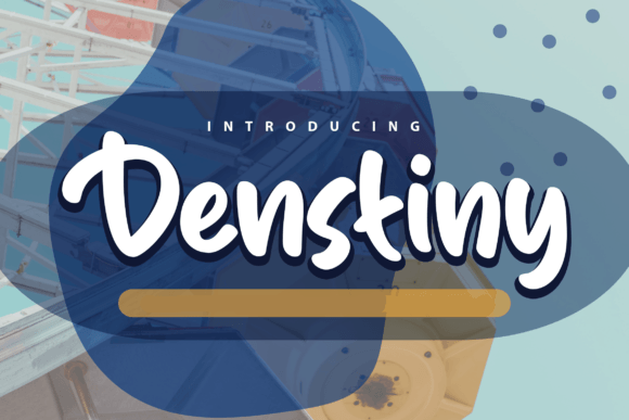 Denstiny: The Perfect Handwritten Display Font for Your Craft Business