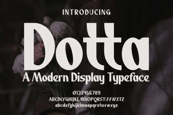 Dotta: A Bold Display Typeface for Authentic Brand Identity