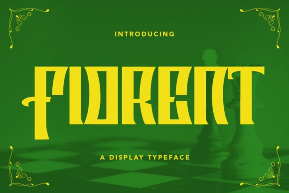 Fiorent: The Premium Display Typeface for Editorial Excellence