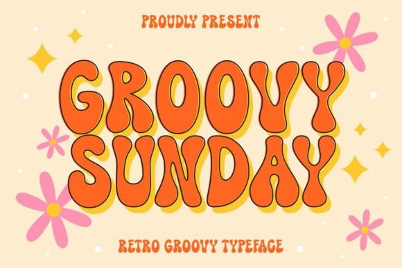 Groovy Sunday: The Retro Display Typeface for Vibrant Web Design