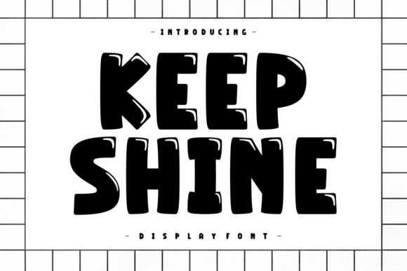 Keep Shine Typeface: A Bold Display Font for Modern Web Design