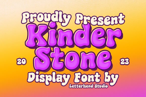 Kinder Stone: The Playful Typeface for Campaign Visuals
