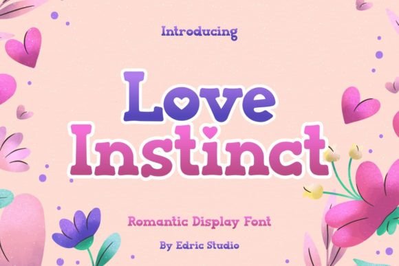 Love Instinct: A Playful Font for Editorial Design