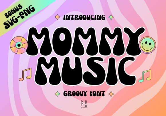 Mommy Music: The Creative Display Font for Bold Branding