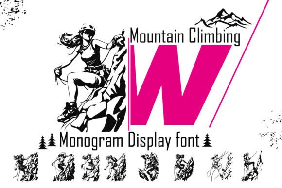 Mountain Climbing W: The Perfect Display Typeface for Bold Shop Branding