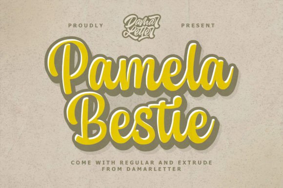 Pamela Bestie: The Playful Display Typeface for Modern Web Design