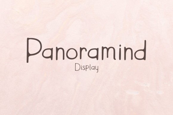 Panoramind: A Sweet Display Typeface for Modern Web Design