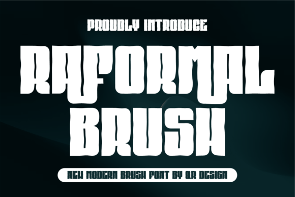 Raformal Brush: The Bold Display Typeface for Handmade Brands