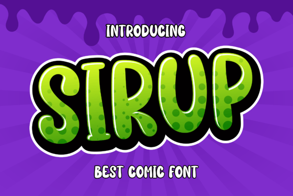 Sirup: The Bold Display Typeface for Modern Web Design