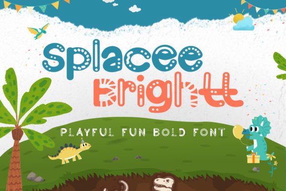 Splacee Brightt: The Quirky Display Font for Engaging Editorial Design