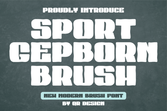 Sport Gepborn Brush: The Bold Typeface for High-Impact Campaigns