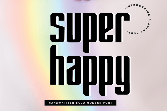 Super Happy: The Perfect Display Font for Bold Branding Projects