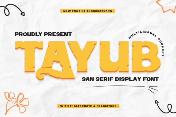 Tayub: The Bold Display Typeface That Elevates Campaign Creativity