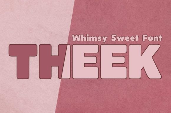Theek: The Perfect Display Font for Handmade Crafts