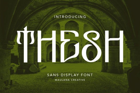 Thesh: A Display Typeface for Modern Editorial Design