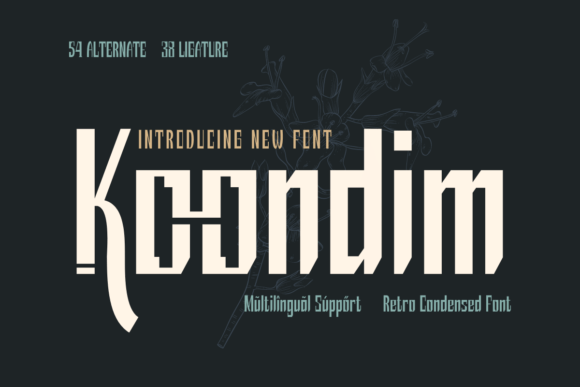 Why Koondim is the Perfect Retro Condensed Font for Modern Branding